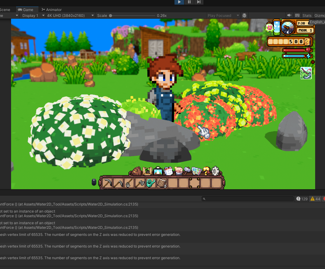 Cornucopia rocky terrain area with ground cover plants between stones